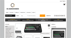 Desktop Screenshot of csaudiovideo.com